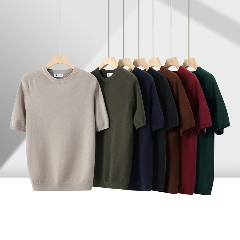 omaiga Camiseta con cuello redondo para hombre 530627