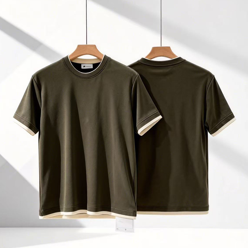 Camiseta de cuello redondo para hombre omaiga 518700