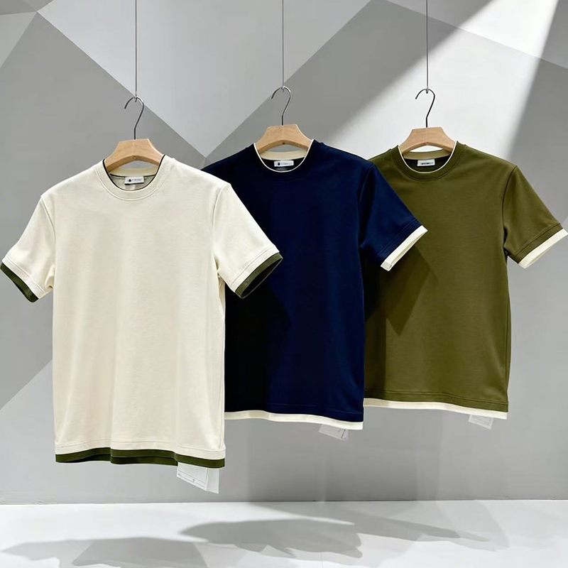 Camiseta de cuello redondo para hombre omaiga 518700