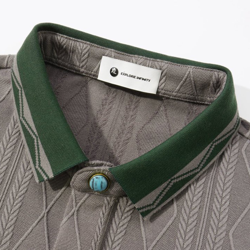 Polo tipo su&eacute;ter para hombre omaiga 518601