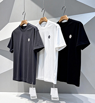 Camiseta de cuello redondo omaiga para hombre 386939