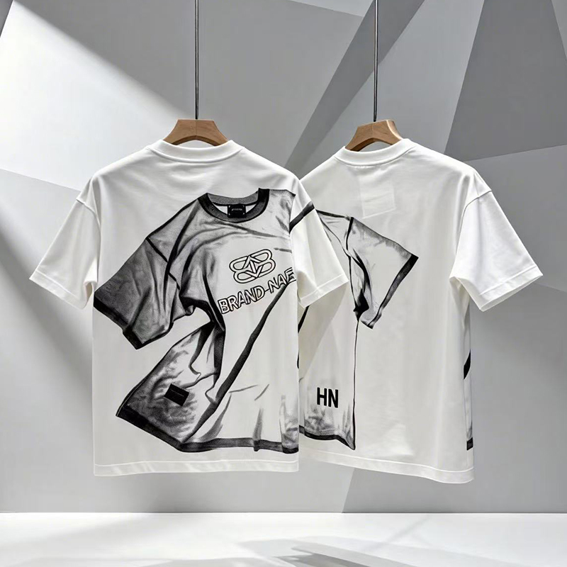 Camiseta de cuello redondo omaiga para hombre 386935