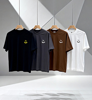 Camiseta de cuello redondo omaiga para hombre 386938