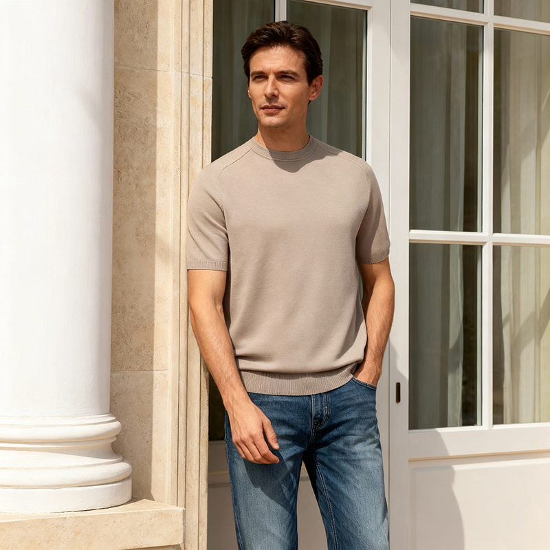 Polo tipo su&eacute;ter para hombre omaiga 530627