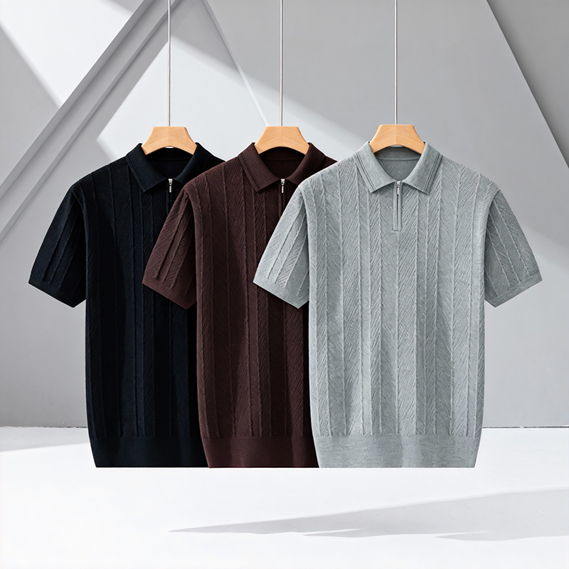 Polo tipo su&eacute;ter para hombre omaiga 530720