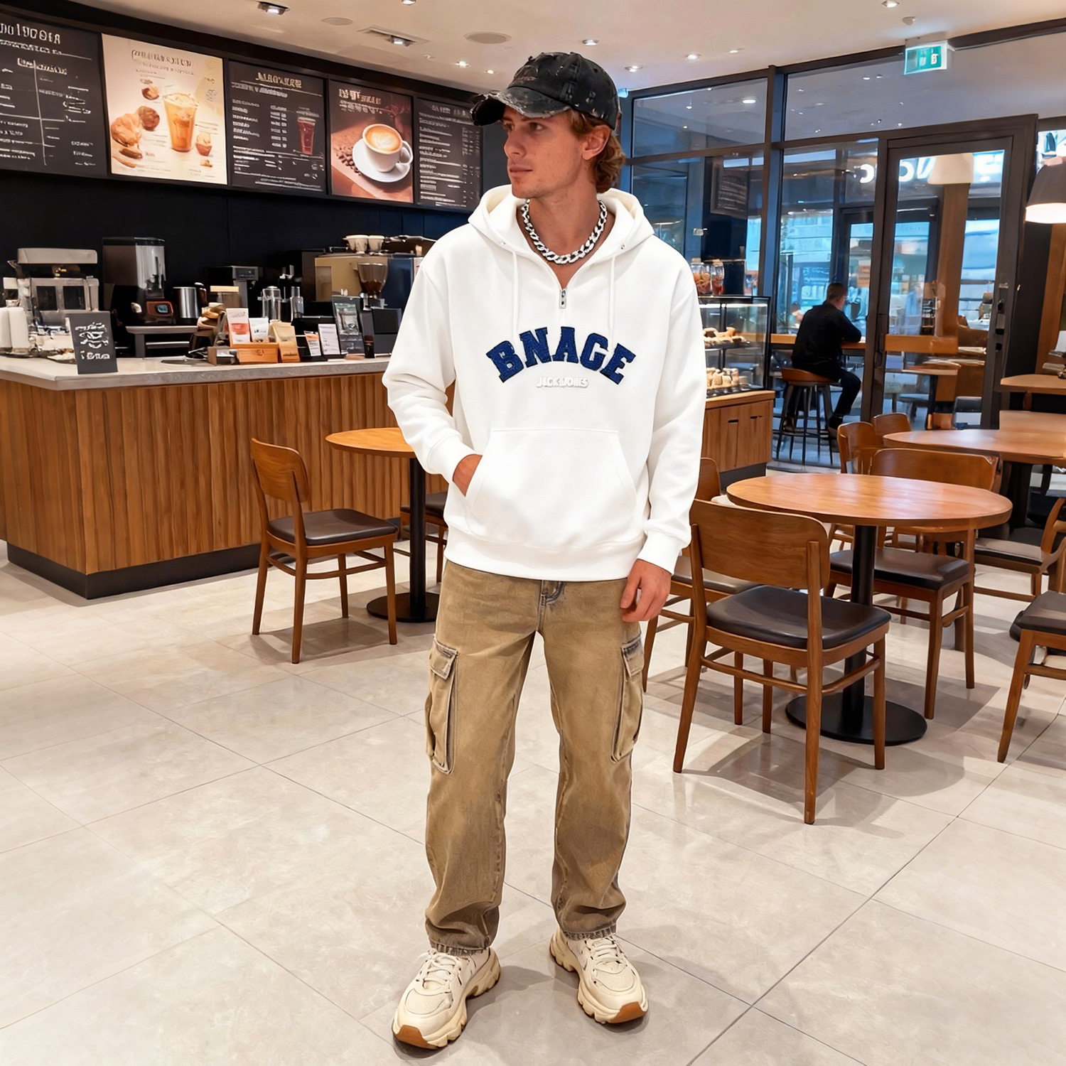 Sudaderas con y sin capucha para hombre omaiga 520615