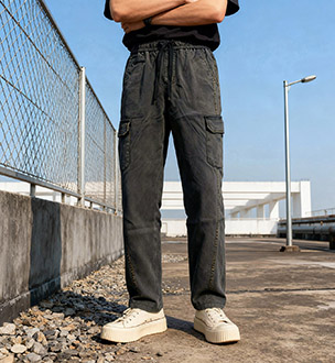 Pantalones y pantalones para hombre omaiga 466601