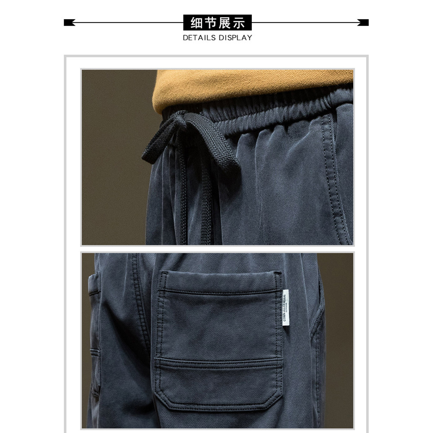 Pantalones y pantalones para hombre omaiga 466601