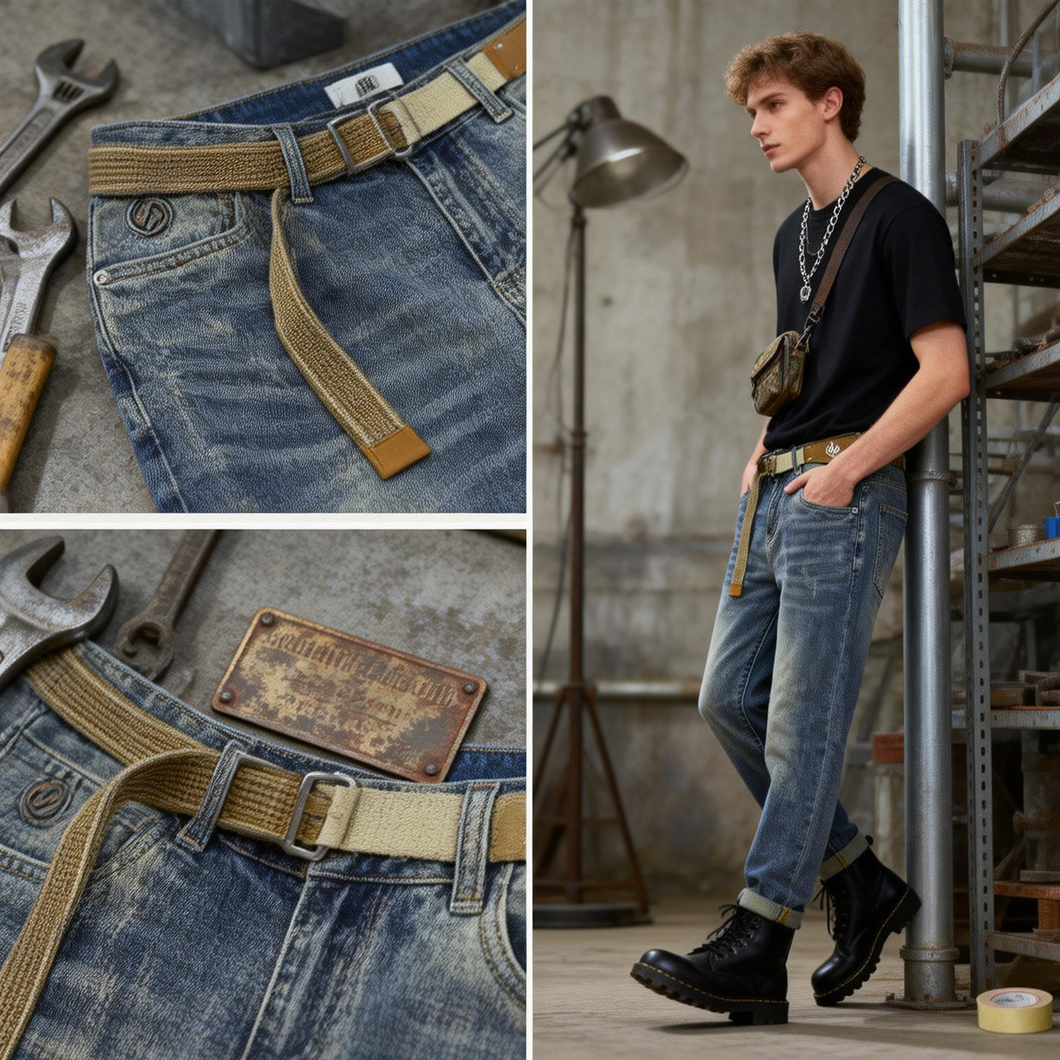Pantalones y pantalones para hombre omaiga 466606