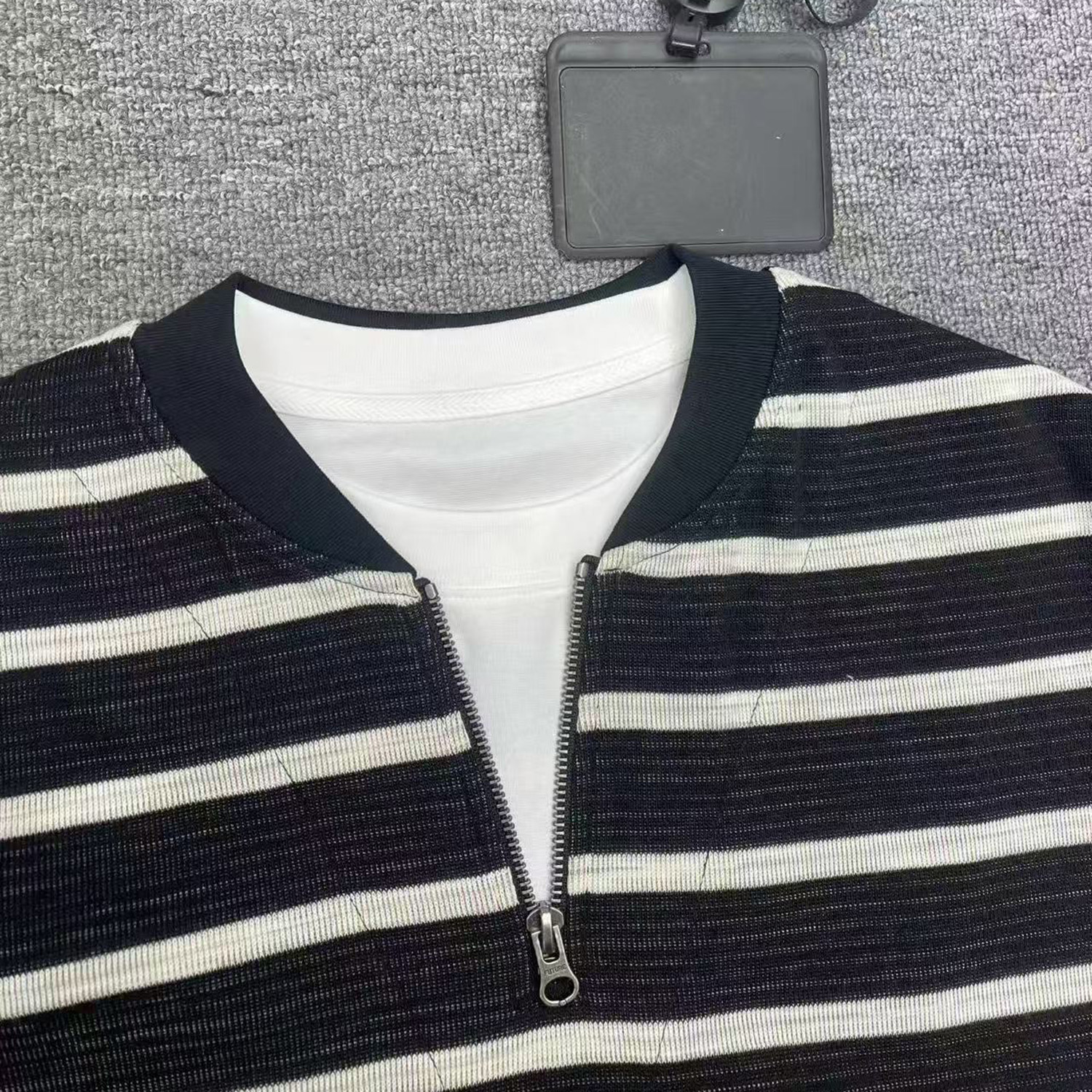 Sudadera a rayas de dos piezas Omaiga para hombre 466003