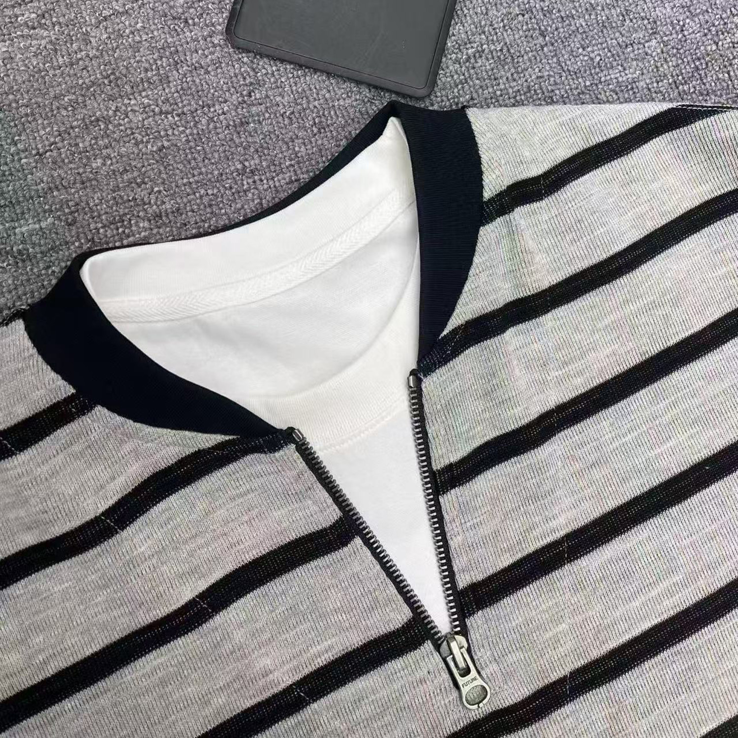 Sudadera a rayas de dos piezas Omaiga para hombre 466003