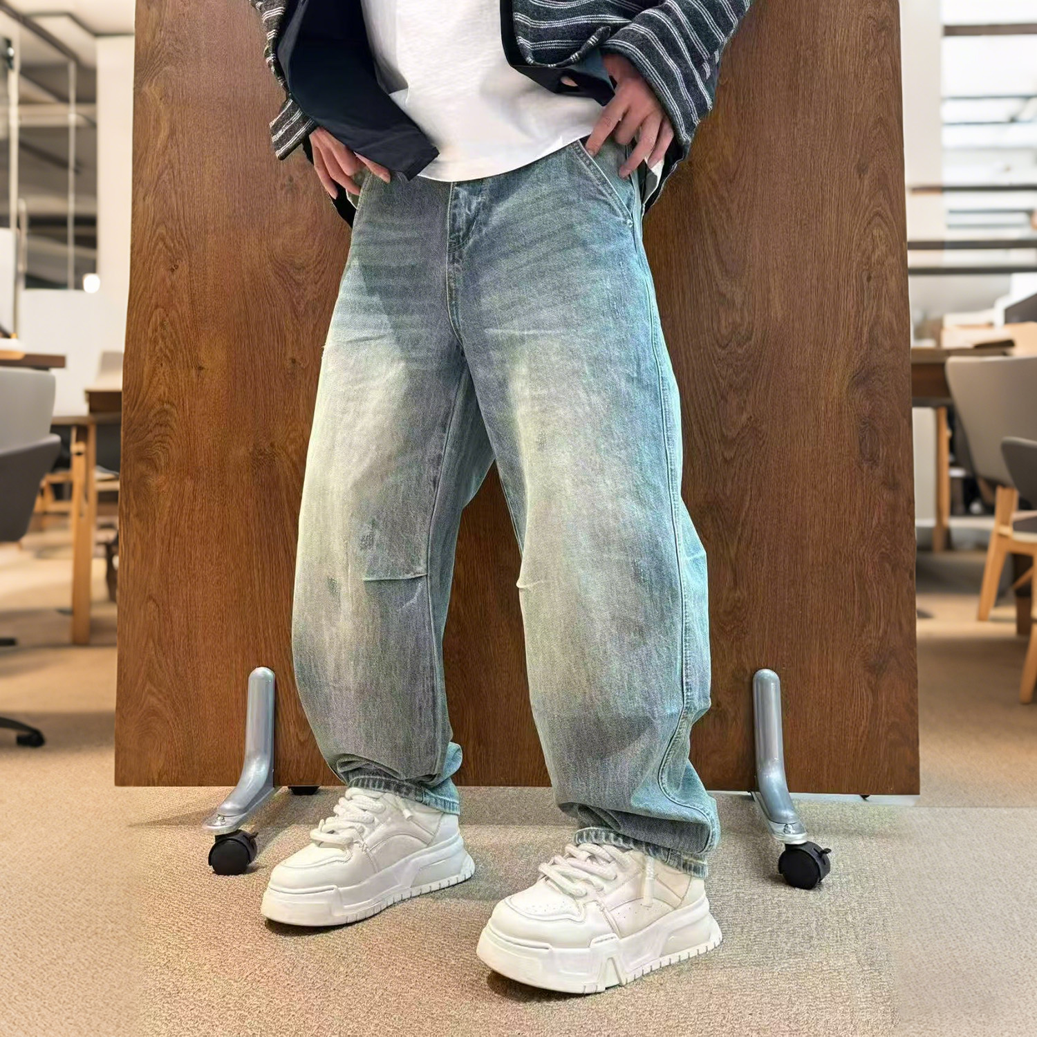 Pantalones y pantalones para hombre omaiga 466610